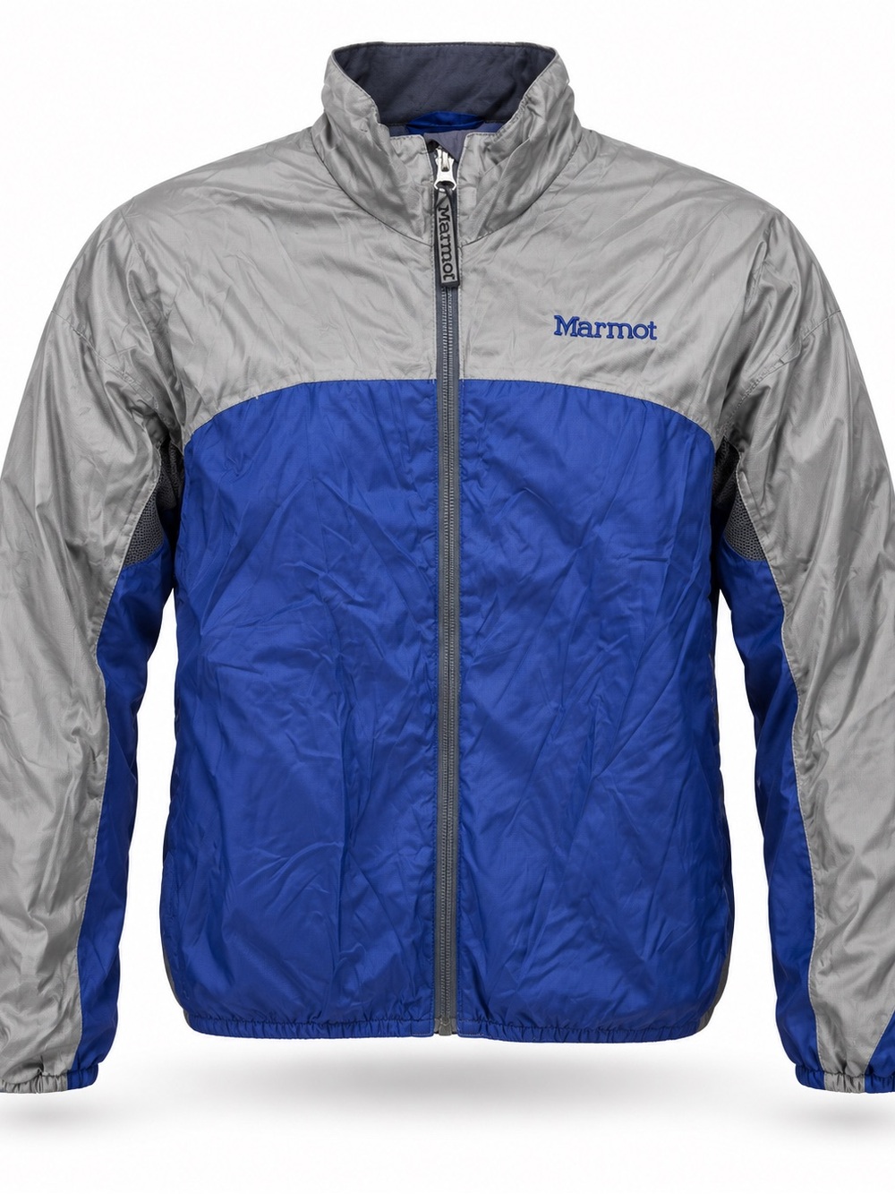 Marmot Women's Blue and Gray Lightweight Windbreaker Jacket - Picture 2 of 4